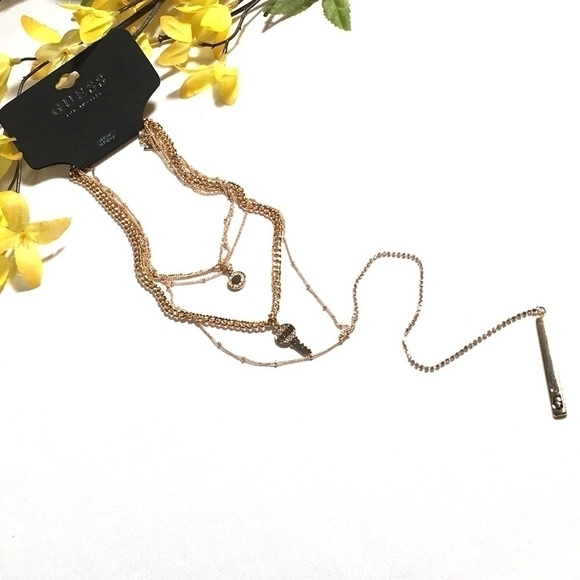 3/$29! GUESS Long Multi-Chain Necklace - Picture 7 of 7